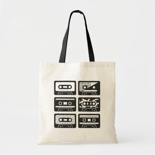 Cassettebandjes Tote Bag (Voorkant)