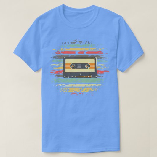  cassettebandmuziekliefhebbers t-shirt (Design voorkant)