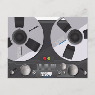 Cassetterecorder Briefkaart