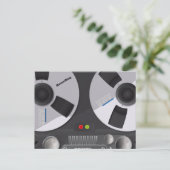 Cassetterecorder Briefkaart (Staand voorkant)