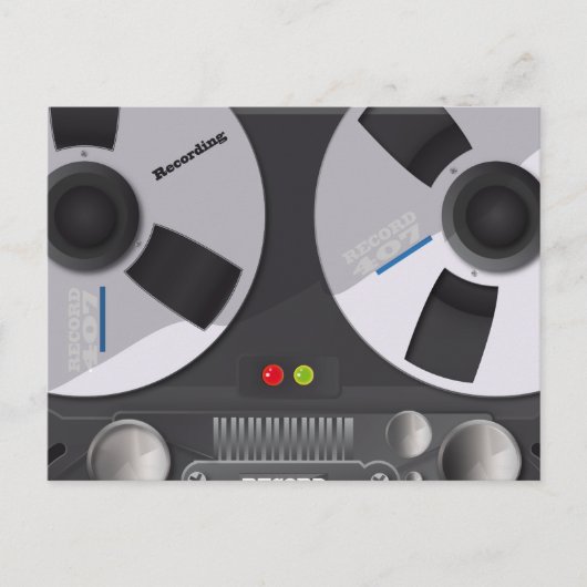 Cassetterecorder Briefkaart (Voorkant)