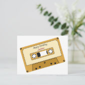 Cassetterecorder Verjaardagskaart Briefkaart (Staand voorkant)