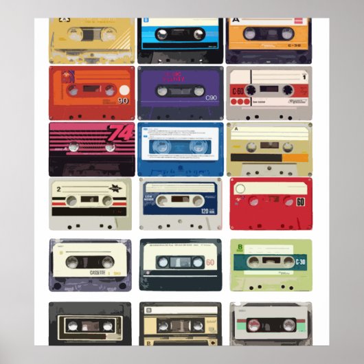 Cassettes Poster (Voorkant)