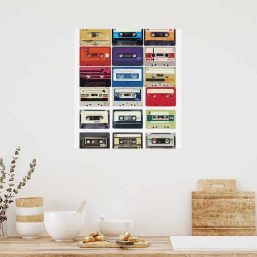 Cassettes Poster (Keuken)