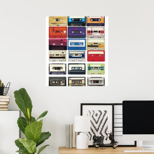 Cassettes Poster (Thuiskantoor)