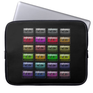 CASSETTES RETRO MUZIEK LIEFHEBBER LAPTOP SLEEVE