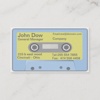 cassettes VOL1 Visitekaartje