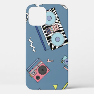  cassettespelers: Retro Naadloze Kunst Case-Mate iPhone Case
