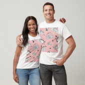  cassettespelers: retro patroon. t-shirt (Unisex)