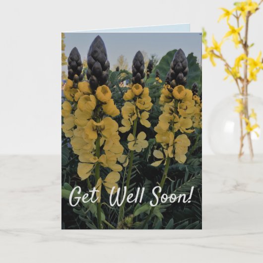 CASSIA GET WELL CARD - JOURNEY FOR A CURE KAART (Gele Bloem)