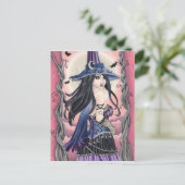 Cassia - Witch Briefkaart (Staand voorkant)