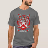 Cassidy Coat of Arms | Cassidy Familienaam Cres T-shirt (Voorkant)