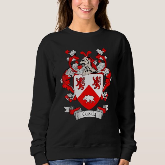 Cassidy Coat of Arms Cassidy Surname Family Crest Trui (Voorkant)