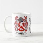 Cassidy Family Coat of Arms Mok (Links)