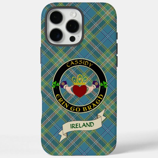 Cassidy Irish Claddagh gepersonaliseerd Case-Mate iPhone Case (Achterkant)