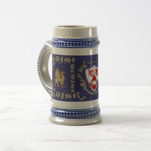 Cassidy Irish Shield Griffin Stein Bierpul