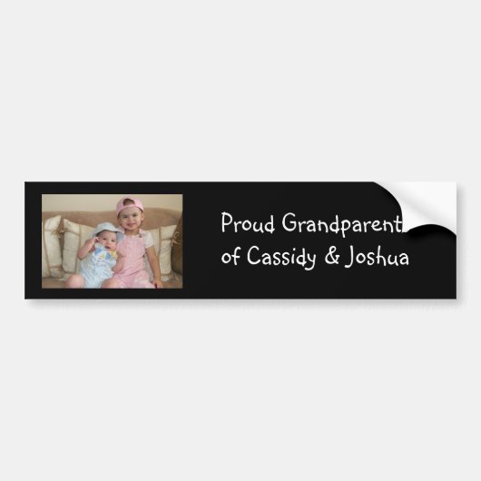 Cassidy & Joshua Bumpersticker (Voorkant)