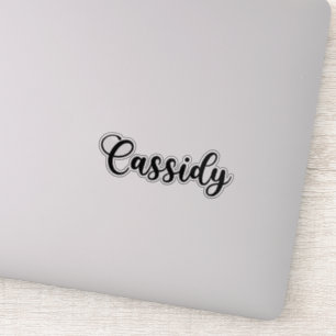 Cassidy Name - Handgeschreven kalligrafie Sticker