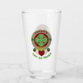 Cassidy/O-Cassidy Celtic Cross Beer Glass Glas (Achterkant)