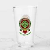 Cassidy/O-Cassidy Celtic Cross Beer Glass Glas (Voorkant)