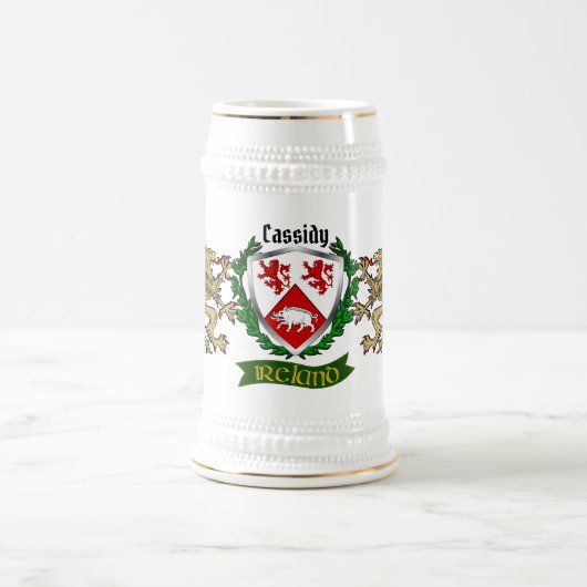 Cassidy/O'Cassidy Ierse Schild Gepersonaliseerd Bierpul (Center)