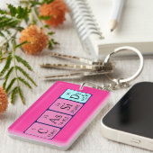 Cassidy periodieke tabelnaamidentificatie sleutelhanger (Voorkant Rechts)