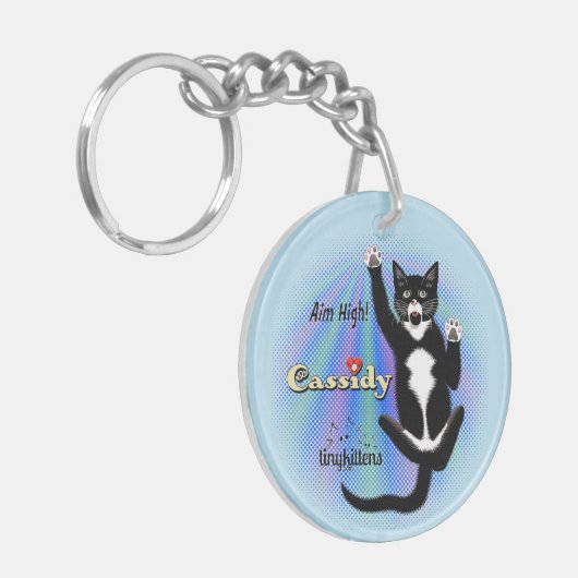 Cassidy TinyKittens Sleutelhanger (Voorkant Links)