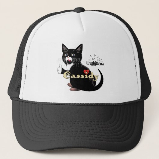 Cassidy TinyKittens Trucker Pet (Voorkant)