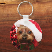 Cassie - Yorkshire Terrier - Scharr Sleutelhanger (Voorkant)