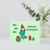 Cassie's schattige kerstkikker feestdagenkaart (Staand voorkant)