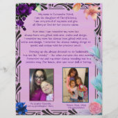 Cassie's toegewijde, gepersonaliseerde krant (Voorkant)