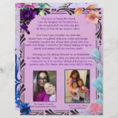 Cassie's toegewijde, gepersonaliseerde krant (Voorkant / Achterkant)