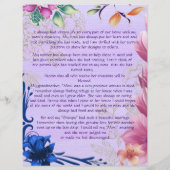 Cassie's toegewijde, gepersonaliseerde krant (Achterkant)