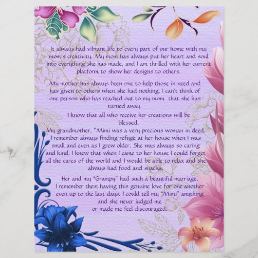 Cassie's toegewijde, gepersonaliseerde krant (Achterkant)