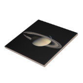 Cassini Foto van Saturnus in oktober 2004 Tegeltje (Zijkant)