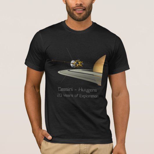 Cassini-Huygens Mission - T-shirt (Voorkant)