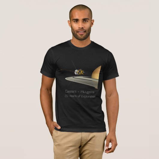 Cassini-Huygens Mission - T-shirt (Voorkant volledig)