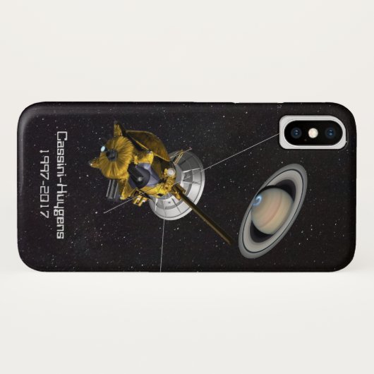 Cassini Huygens Mission to Saturn Case-Mate iPhone Case (Achterkant (horizontaal))