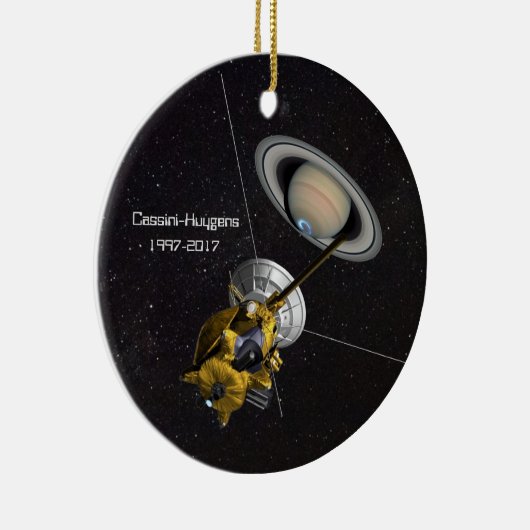 Cassini Huygens Mission to Saturn Keramisch Ornament (Rechts)