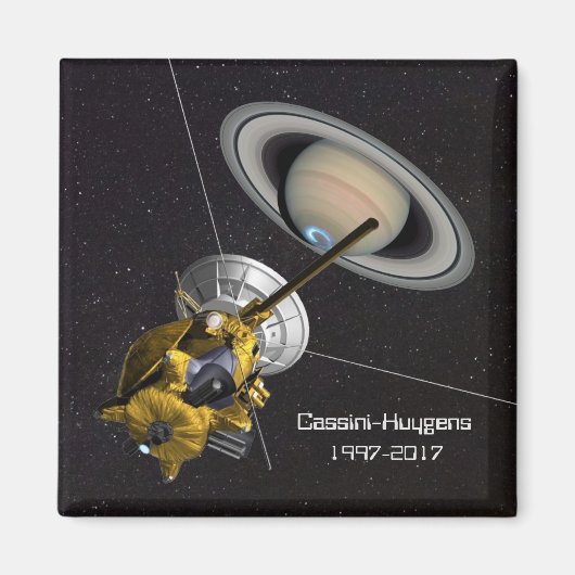 Cassini Huygens Mission to Saturn Magneet (Voorkant)