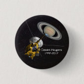 Cassini Huygens Mission to Saturn Ronde Button 3,2 Cm (Voorkant)