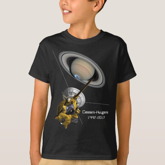 Cassini Huygens Mission to Saturn T-shirt (Voorkant)