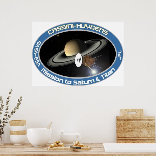 CASSINI - HUYGENS POSTER (Keuken)
