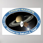 CASSINI - HUYGENS POSTER (Voorkant)