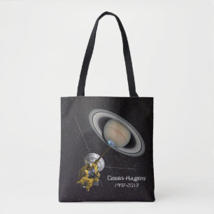 Cassini Huygens Saturn Missie Ruimtevaartuig Tote Bag