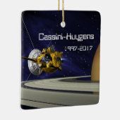 Cassini Huygens Saturn Mission Spacecraft Keramisch Ornament (Rechts)