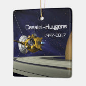 Cassini Huygens Saturn Mission Spacecraft Keramisch Ornament (Links)