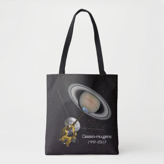 Cassini Huygens Saturn Mission Spacecraft Tote Bag (Voorkant)