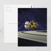 Cassini Saturn Orbit Plaatsing Briefkaart (Voorkant / Achterkant)