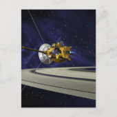 Cassini Saturn Orbit Plaatsing Briefkaart (Voorkant)